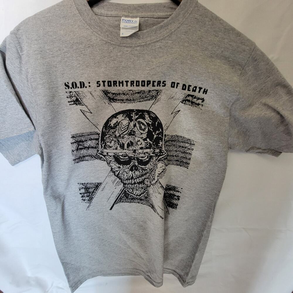 Stormtroopers of Death band t shirt  size small sport gray